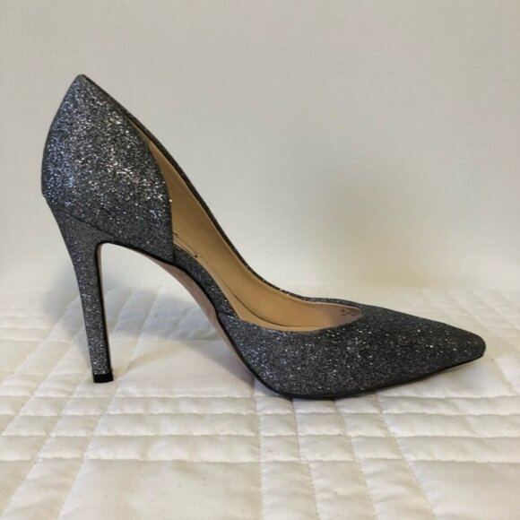 Jessica Simpson Claudette Alloy Glitter Pump Size 6.5M - Picture 9 of 10